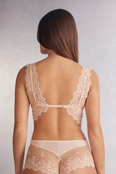 Pink Self Love Lace Bra Blouse, , large image number 3