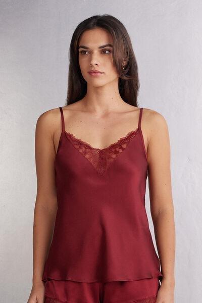 Red She Is A Classic Silk Top, 5601_770J, large image number 0