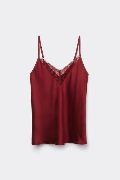 Red She Is A Classic Silk Top, 5601_770J, large image number 2