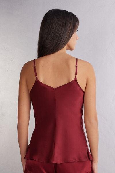 Red She Is A Classic Silk Top, 5601_770J, large image number 3