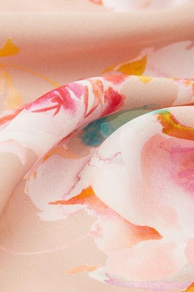 Pink Printed Satin Top, , large image number 4