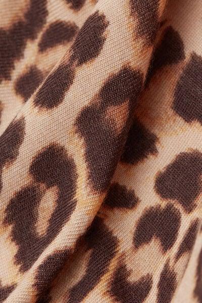 Brown Animal Print Pretty Savage Fresh Bamboo Top, 5601_938J, large image number 4