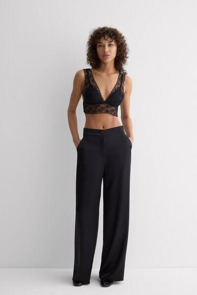 Black The Art Of Lingerie Lace Bra Top, Black, large image number 0