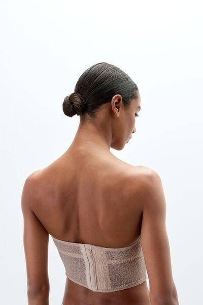 Beige Feel Luxurious Anna Bandeau Bustier, 5601_185K, large image number 2