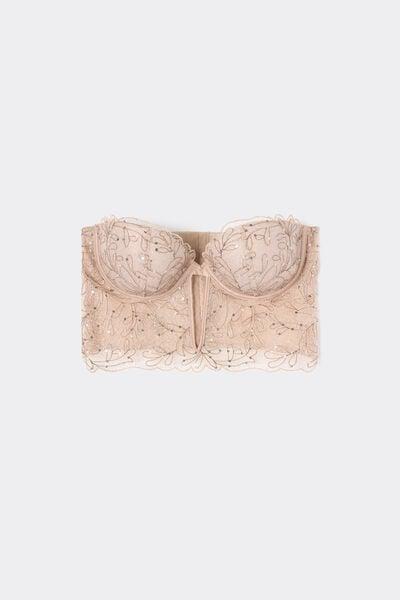 Beige Feel Luxurious Anna Bandeau Bustier, 5601_185K, large image number 3