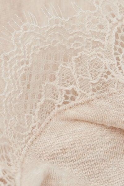 Beige Ultralight Spaghetti Strap Modal Camisole, 5601_036K, large image number 4