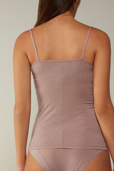 Blue Top Ultralight With Cashmere And Lace, , large image number 5