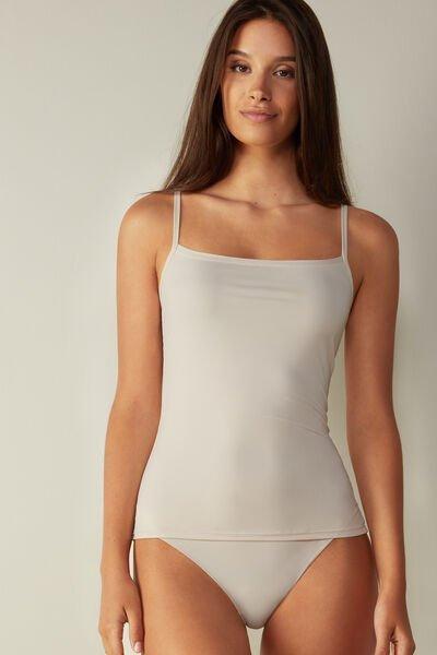 Light Microfibre Strappy Top, , large image number 4