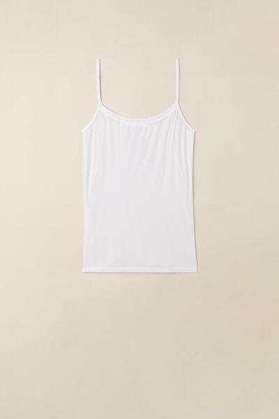 Intimissimi White Ultralight Microfibre Top