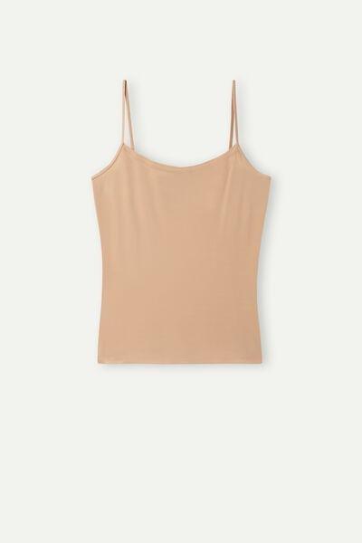 Beige Ultralight Microfibre Top, , large image number 2