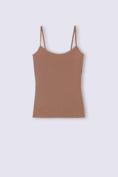 Beige Ultralight Microfibre Top, , large image number 1