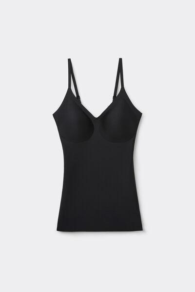 Black Eri Microfibre Top, , large image number 2