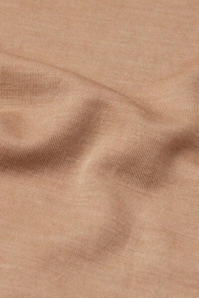 Brown Spaghetti Straps Top, Natural Camel, large image number 4