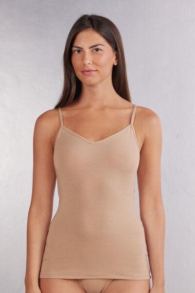 Beige Soft Modal Top, , large image number 1