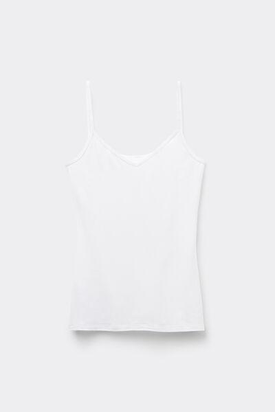 White Soft Modal Top, , large image number 4