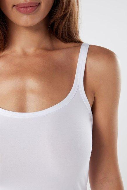 White Spaghetti Straps Top, , large image number 9