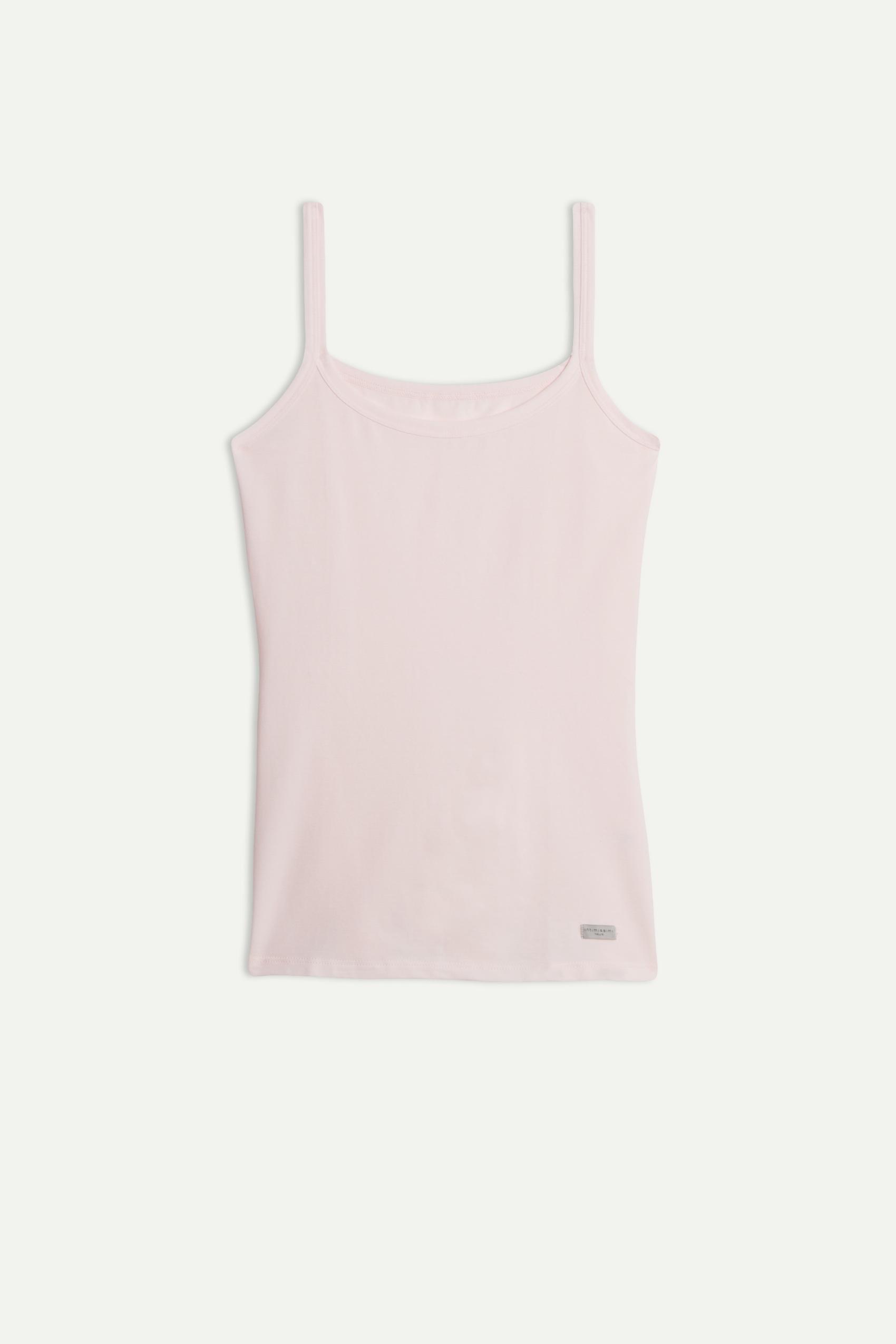 Natural Cotton Strappy Top, Ink Blue, large image number 38