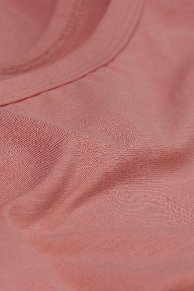 Pink Natural Cotton Strappy Top, 5601_849J, large image number 4