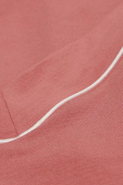 Pink Slim Straps Micro Modal Top, , large image number 4