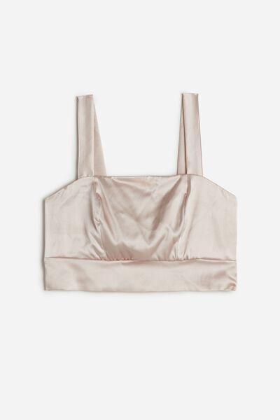 Silk And Lace Bra Top, , large image number 4