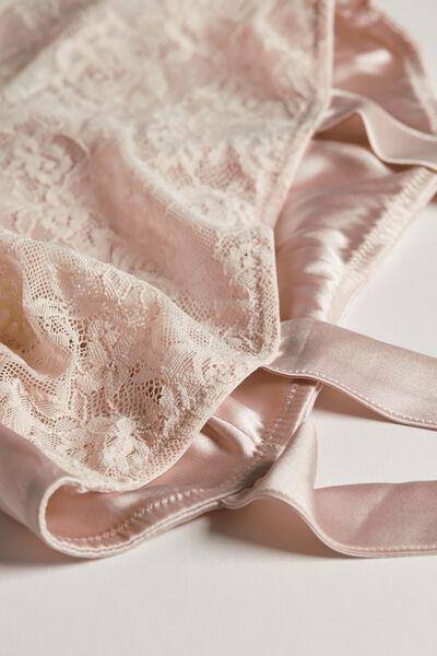 Silk And Lace Bra Top, , large image number 7