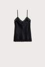 Intimissimi - Black Lace And Silk Top
