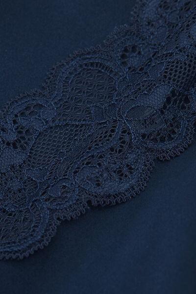 Blue Lace And Silk Top, , large image number 4