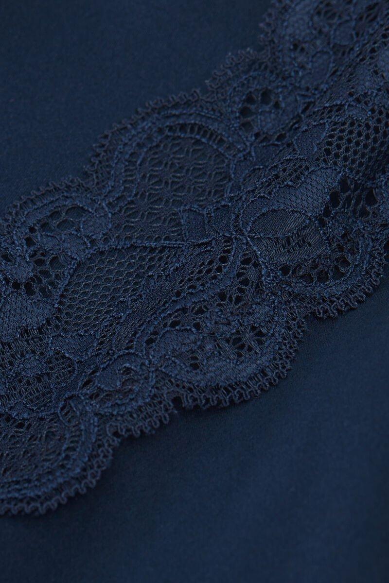 Navy Spaghetti Straps Top, Intense Blue, large image number 9