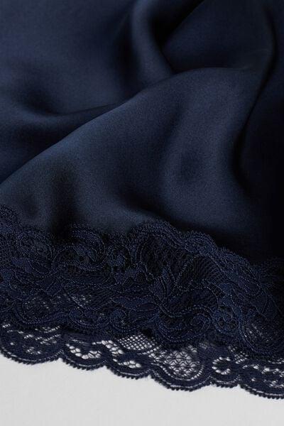 Navy Spaghetti Straps Top, Intense Blue, large image number 10