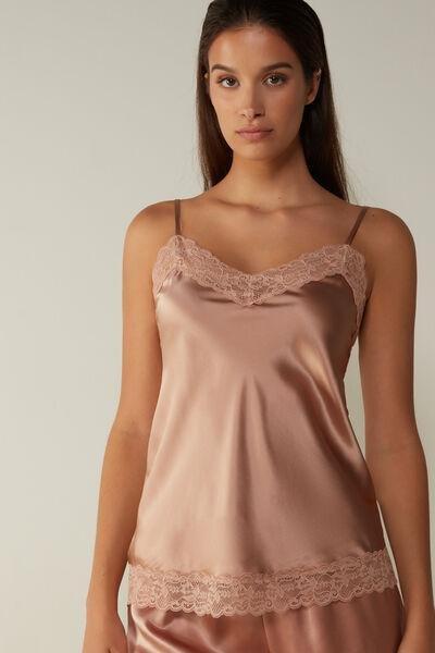 Pink Spaghetti Straps Top, , large image number 1