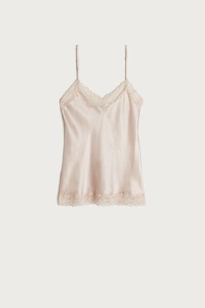 Silk Spaghetti Straps Top, , large image number 2