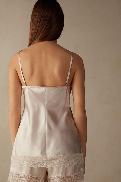 Silk Spaghetti Straps Top, , large image number 3