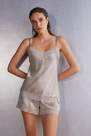 Intimissimi - Beige Lace And Silk Top