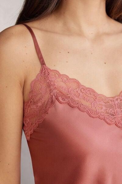 Pink Lace And Silk Top, 5601_849J, large image number 5