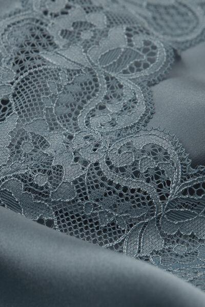 Blue Lace And Silk Top, , large image number 4