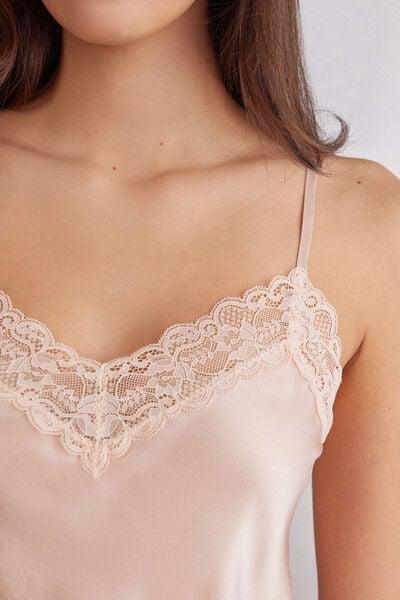 Pink Lace And Silk Top, 5601_852J, large image number 5