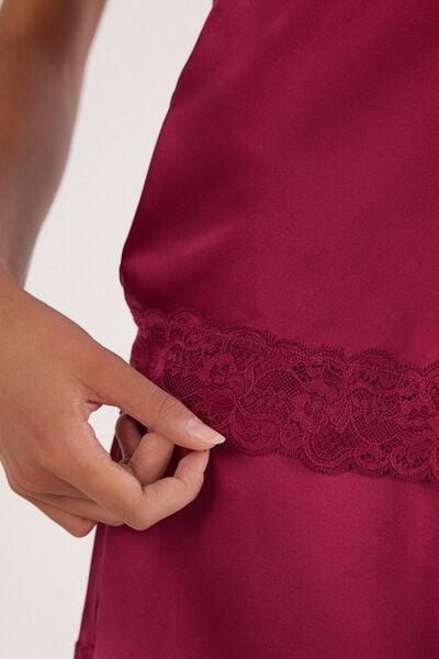 Red Lace And Silk Top, 5601_940J, large image number 5