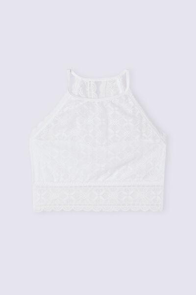 White Lace Bra Top, , large image number 2