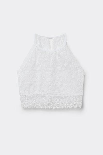 White Double-Layered Bra, White, large image number 8