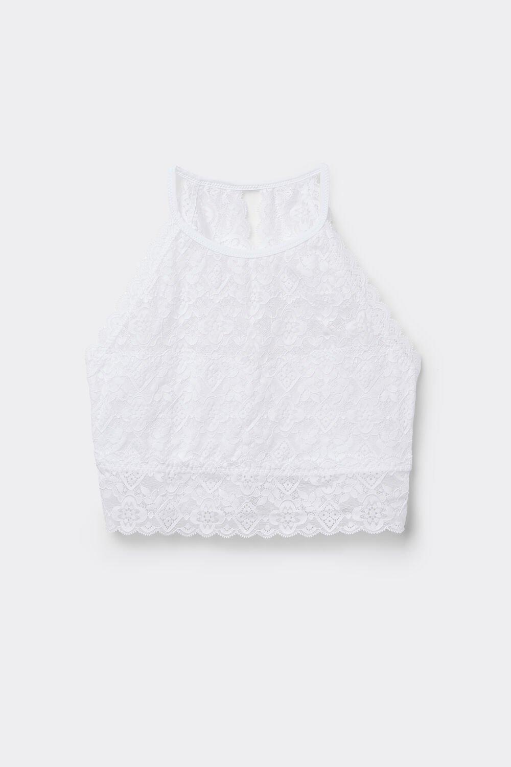 White Double-Layered Bra, White, large image number 9