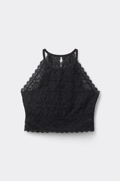 Black Lace Bra Top, , large image number 2