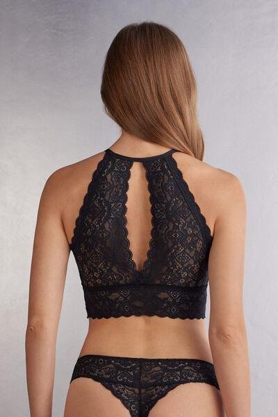 Black Lace Bra Top, , large image number 3