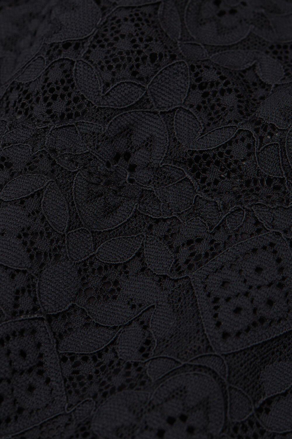 Black Lace Bra Top, Black, large image number 9