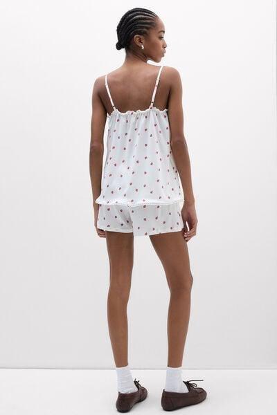 White Sweet As A Berry Ultra fresh Cotton Pyjama Set, 5601_114K, large image number 2