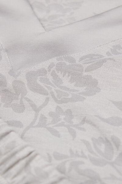 Grey Soft Dreams Devorato Pattern Pyjama Set, , large image number 4