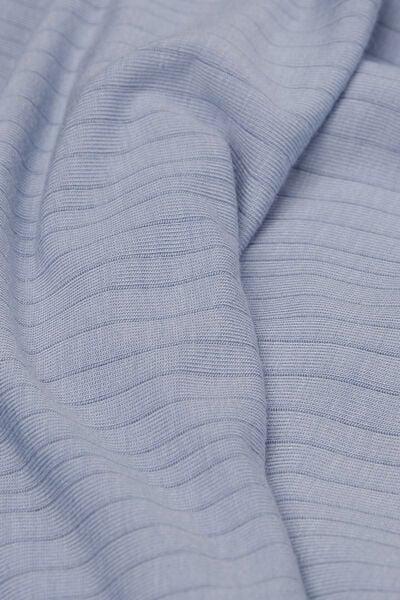 Blue Soft Lounge Short Ribbed Modal Pyjama Set, 5601_064K, large image number 4