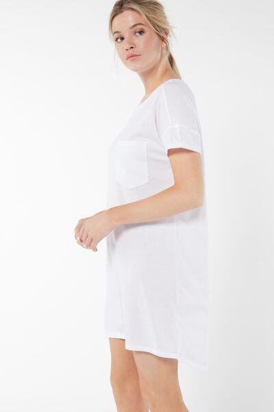 White Ultrafresh Supima Cotton Nightdress, , large image number 4