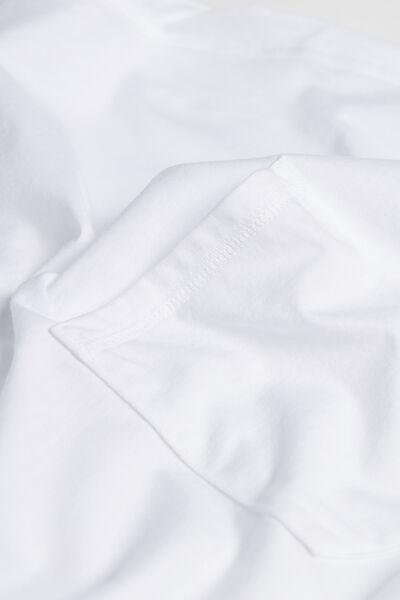 White Ultrafresh Supima Cotton Nightdress, , large image number 5