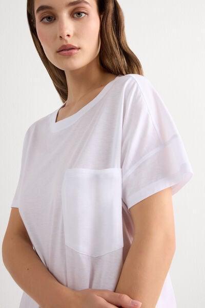 قميص نوم سوبيما قطني بيضاء "ائقة النضرة ، نسائي, White, large image number 6