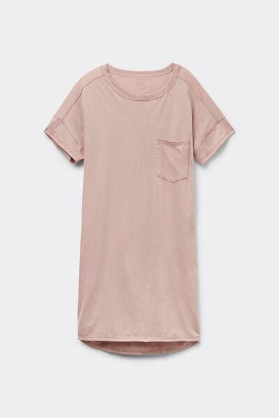 Pink Ultrafresh Supima Cotton Nightdress, , large image number 4